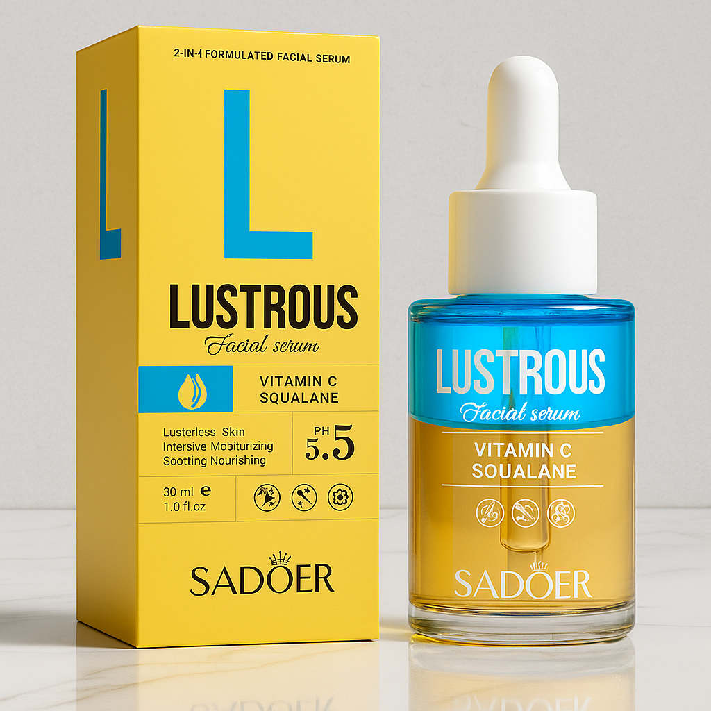 Sérum Facial Rejuvenecedor - Vitamina C + Escualano